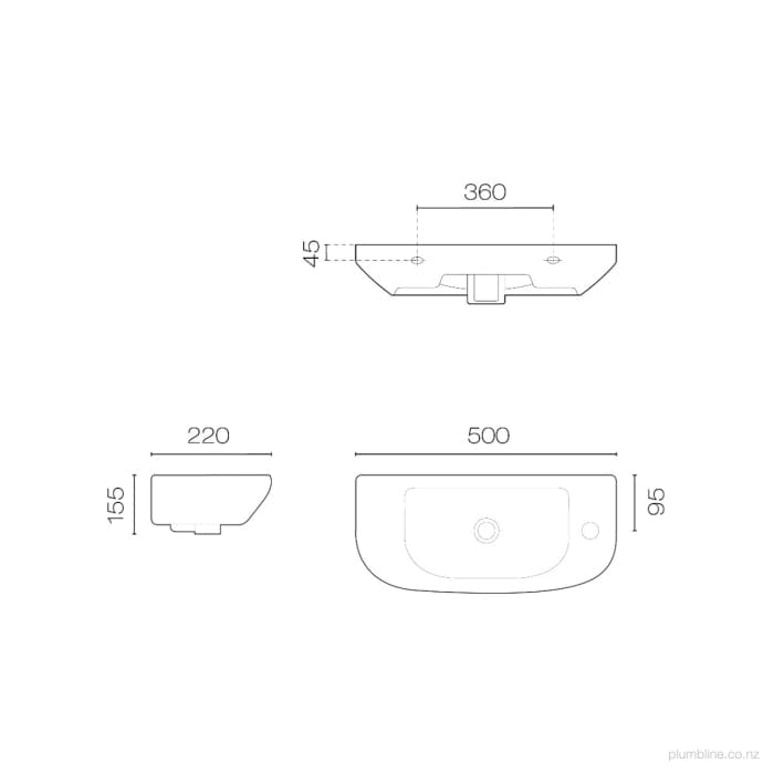 Progetto Basin Evo 50 Round Basin