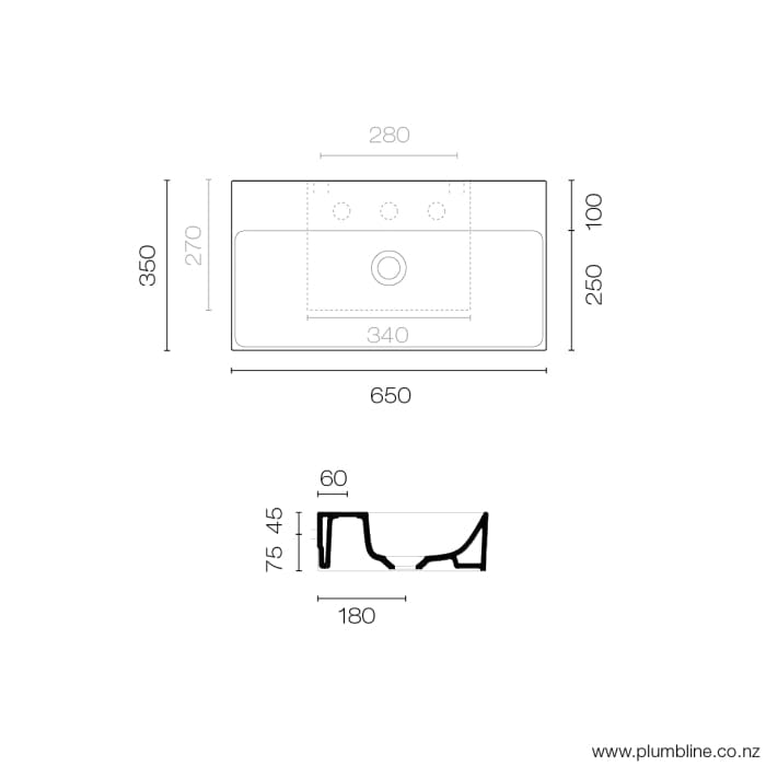 Catalano Basin Catalano Verso 65 Basin 1 Taphole