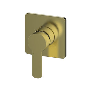 Greens Shower Mixer Greens Astro II Shower Mixer Square | Brushed Brass