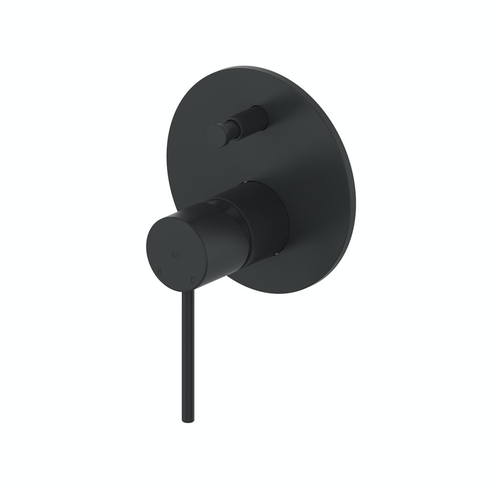 Greens Shower Mixer Greens Gisele Shower Mixer with Diverter | Matte Black