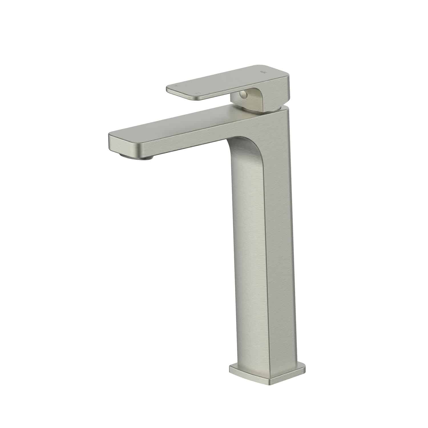 Greens Basin Tap Greens Swept Tower Basin Mixer | Brushed Nickel