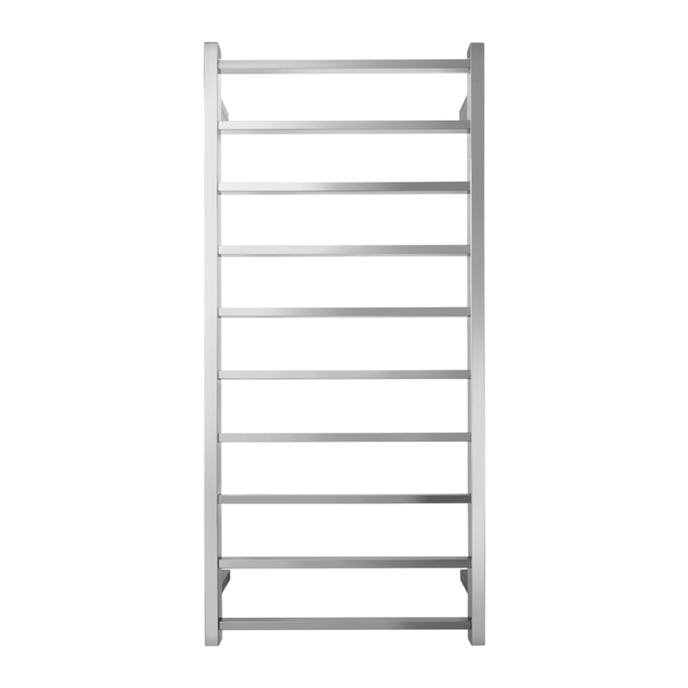 Tranquillity Heated Towel Ladder Tranquillity Jersey Square Heated Towel Ladder 1340 x 620mm | Polished Stainless Left-Hand Cable / Without Timer