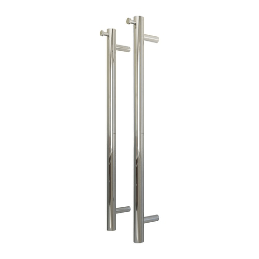 Newtech Heated Towel Ladder Newtech Polo Vertical Heated Towel Rail 1100mm | Chrome With LT050 (20-70 Watts) Transformer