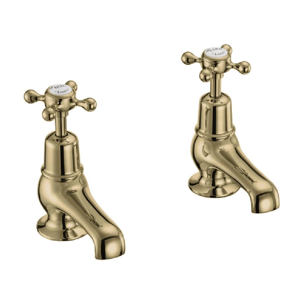 Burlington Basin Tap Burlington Claremont 7.5cm Basin Taps | Gold