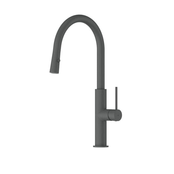 Greens Kitchen Tap Greens Maci Pull Down Sink Mixer | Gunmetal