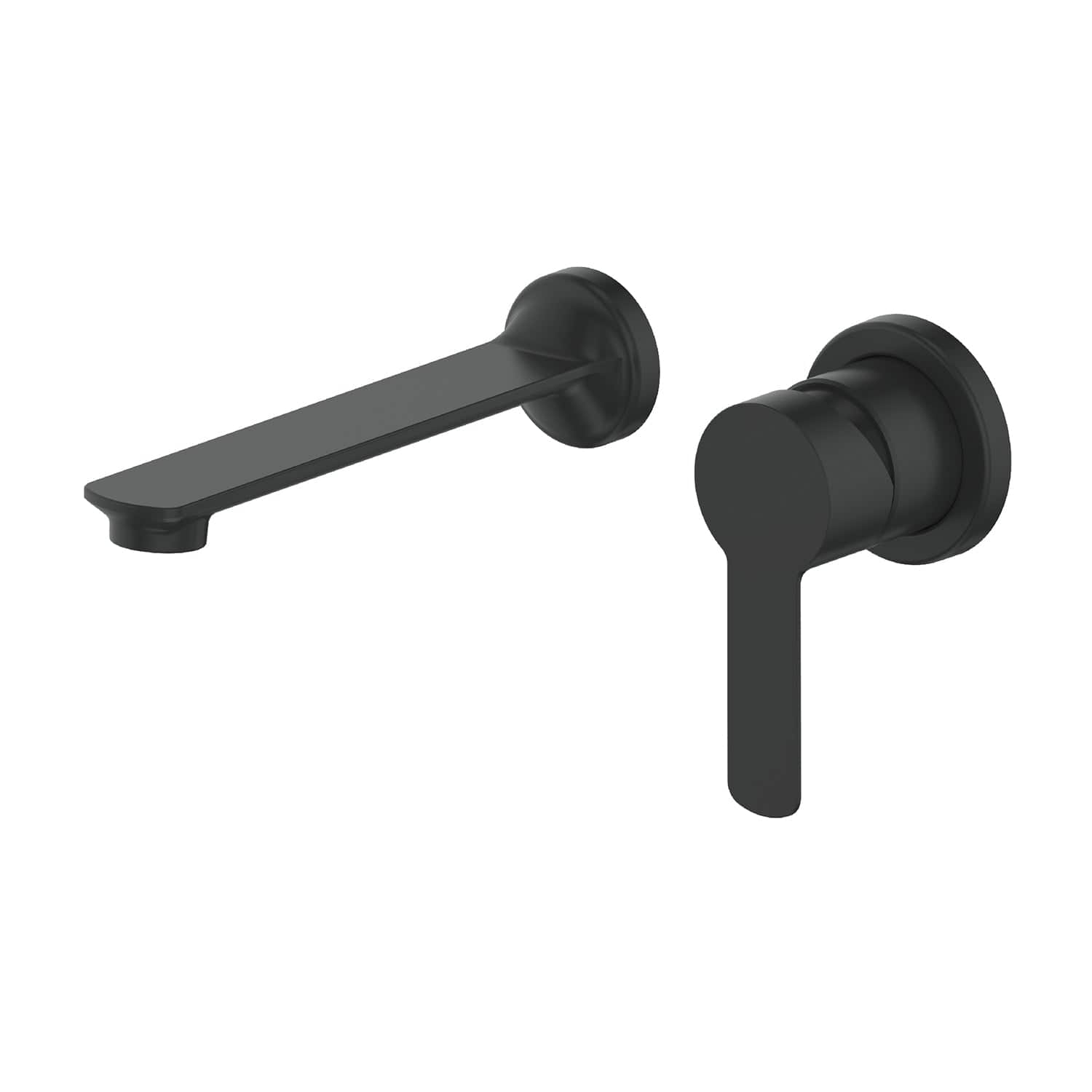 Greens Basin Tap Greens Astro II Wall Basin Mixer | Matte Black