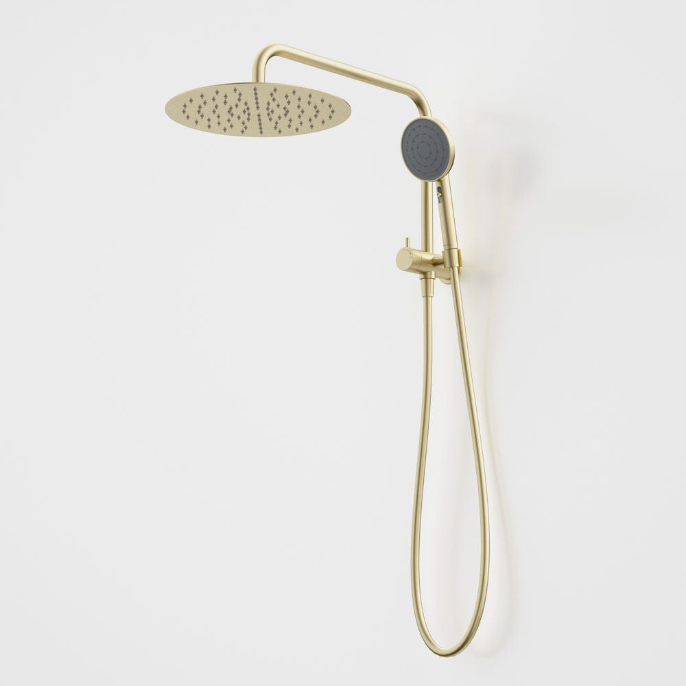 Caroma shower Caroma Urbane II Compact Twin Shower | Brushed Brass