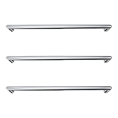 Newtech Heated Towel Bar Newtech Toro Round Heated Towel Rail 632mm | Chrome With LT050 (20-70 Watts) Transformer