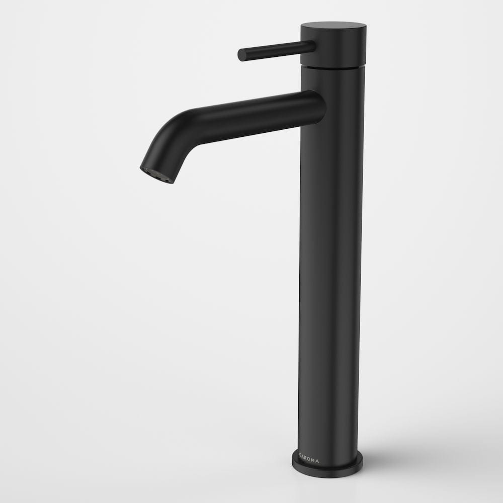 Caroma Basin Tap Caroma Liano II Tower Basin Mixer | Matte Black