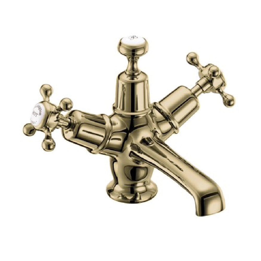 Burlington Basin Tap Burlington Claremont Basin Mixer with Click Clack Waste | Gold