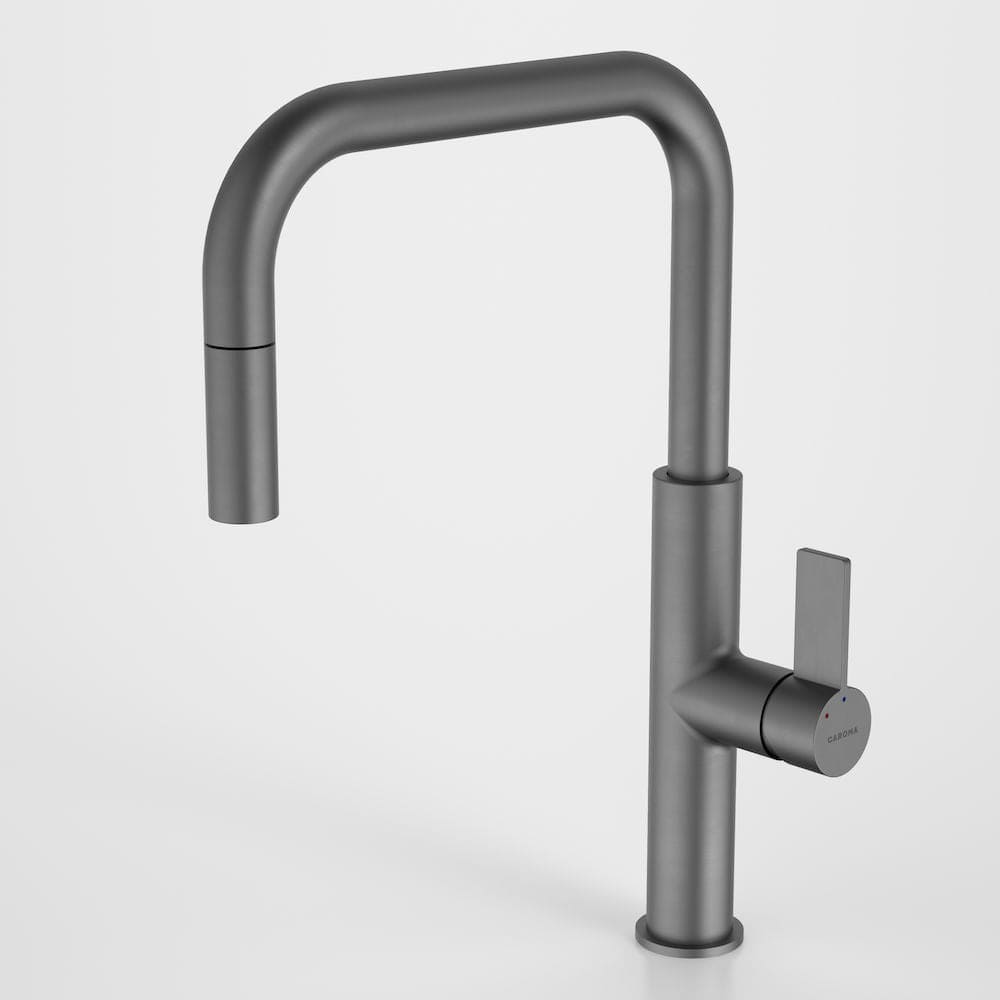 Caroma Kitchen Tap Caroma Urbane II Pull Out Sink Mixer | Gunmetal