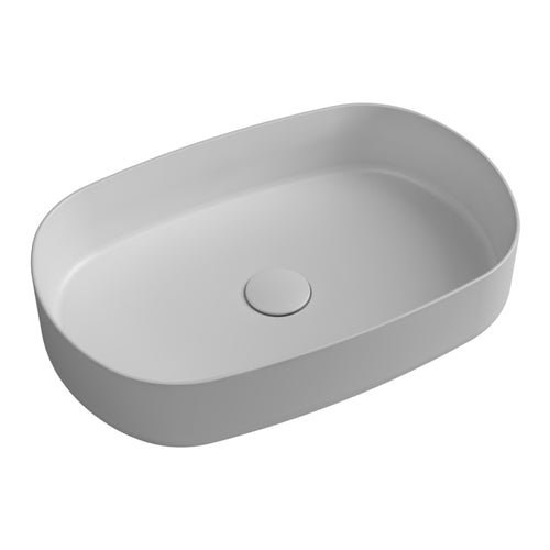 Newtech Basin Newtech Toni Oval Vessel Basin | Matte White Without Pop Up Waste