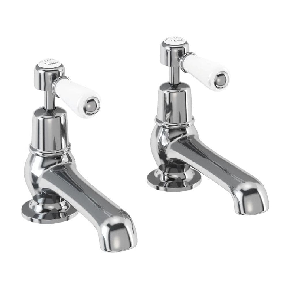 Burlington Basin Tap Burlington Kensington 12.5cm Basin Taps | Chrome Black