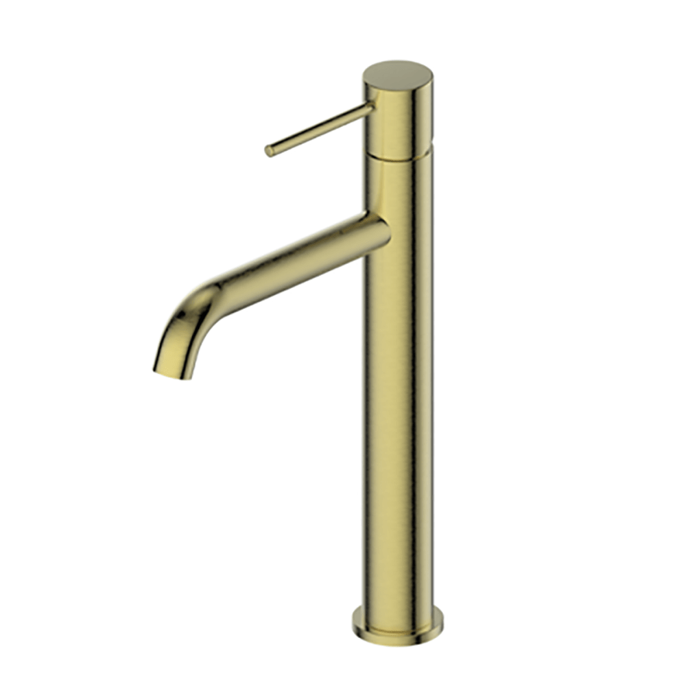 Greens Basin Tap Greens Gisele Tower Basin Mixer | Brushed Brass
