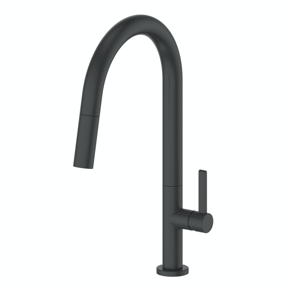 Greens Kitchen Tap Greens Luxe Pull Out Sink Mixer | Matte Black