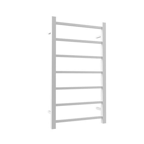 Newtech Heated Towel Ladder Newtech Quadro 7 Bar Heated Towel Ladder 800mm | Matte White
