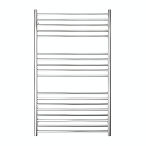 Tranquillity Heated Towel Ladder Tranquillity Premium Round Wide Heated Towel Ladder 1150mm | Polished Stainless Right-Hand Cable / Without Timer