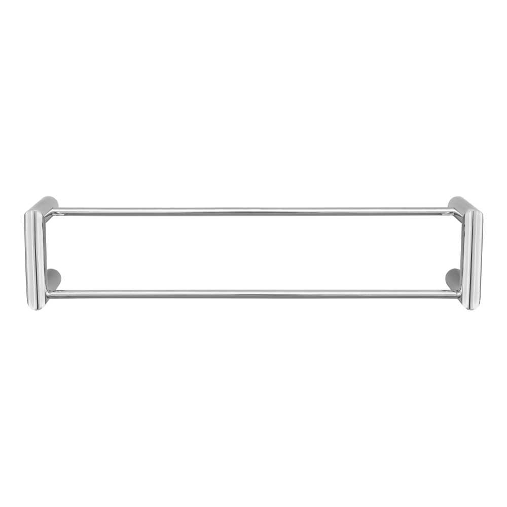 Tranquillity Towel Rail Tranquillity Round Double Towel Rail 670mm | Polished Stainless