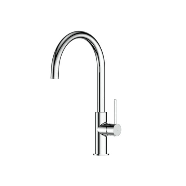 Greens Kitchen Tap Greens Maci Gooseneck Sink Mixer | Chrome