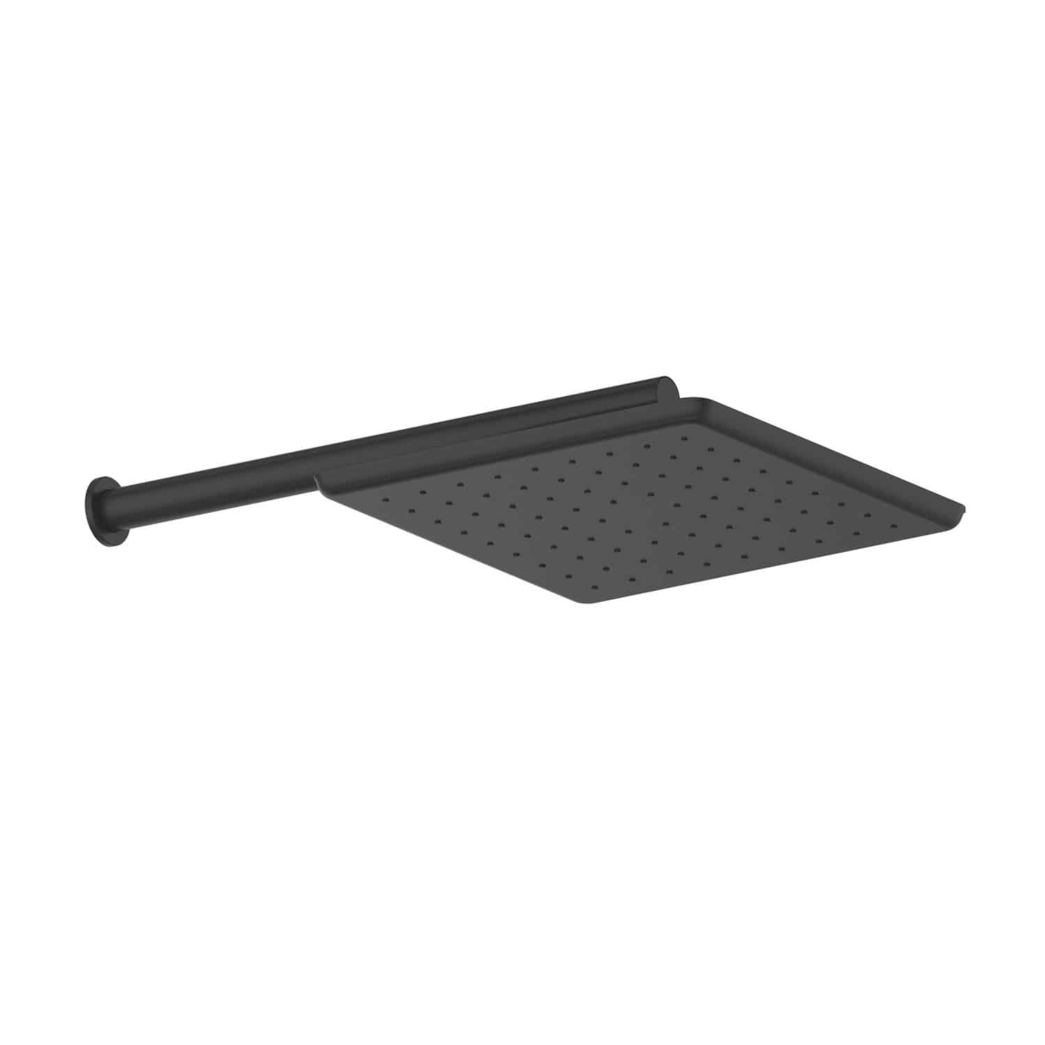 Greens shower Greens Swept Wall Shower Shower 280mm | Matte Black