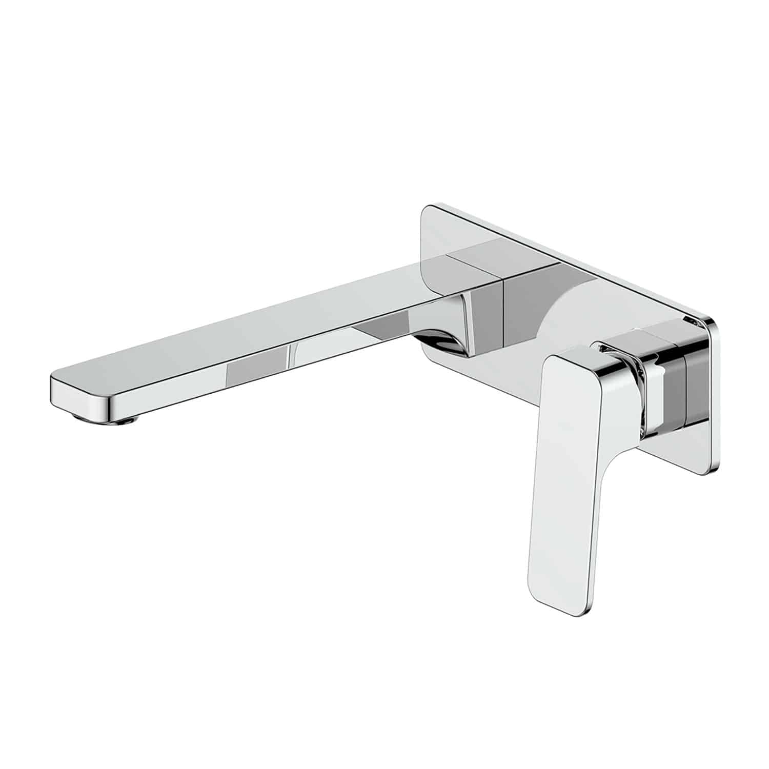 Greens Basin Tap Greens Swept Wall Basin Mixer with Faceplate | Chrome