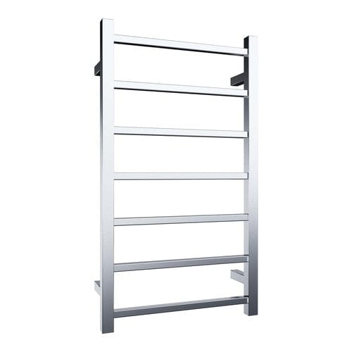 Newtech Heated Towel Ladder Newtech Quadro 7 Bar Heated Towel Ladder 800mm | Brushed Nickel