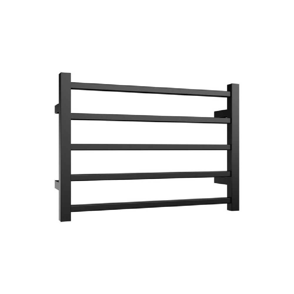 Newtech Heated Towel Ladder Newtech Quadro 5 Bar Heated Towel Ladder 530mm | Matte Black