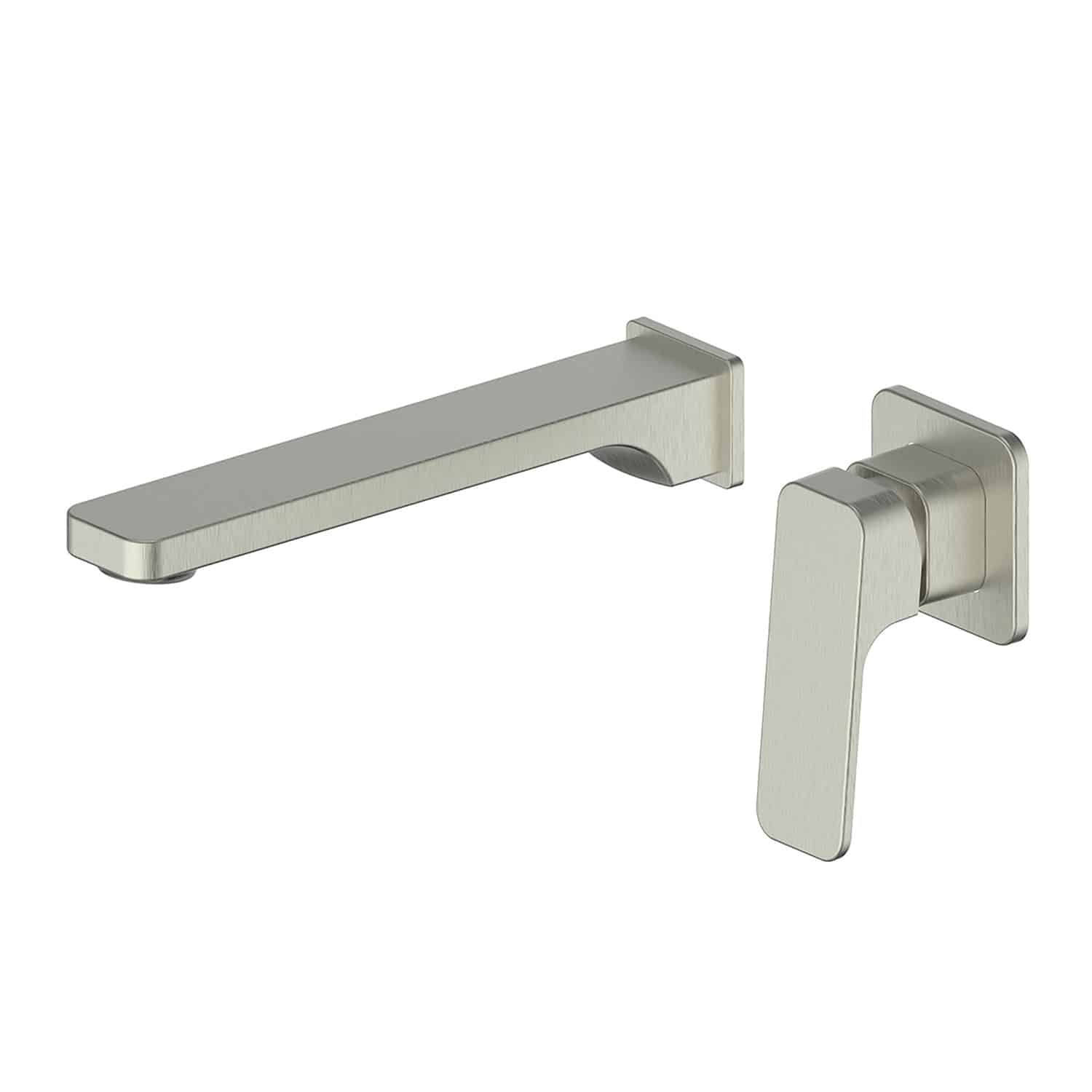 Greens Basin Tap Greens Swept Wall Basin Mixer | Brushed Nickel