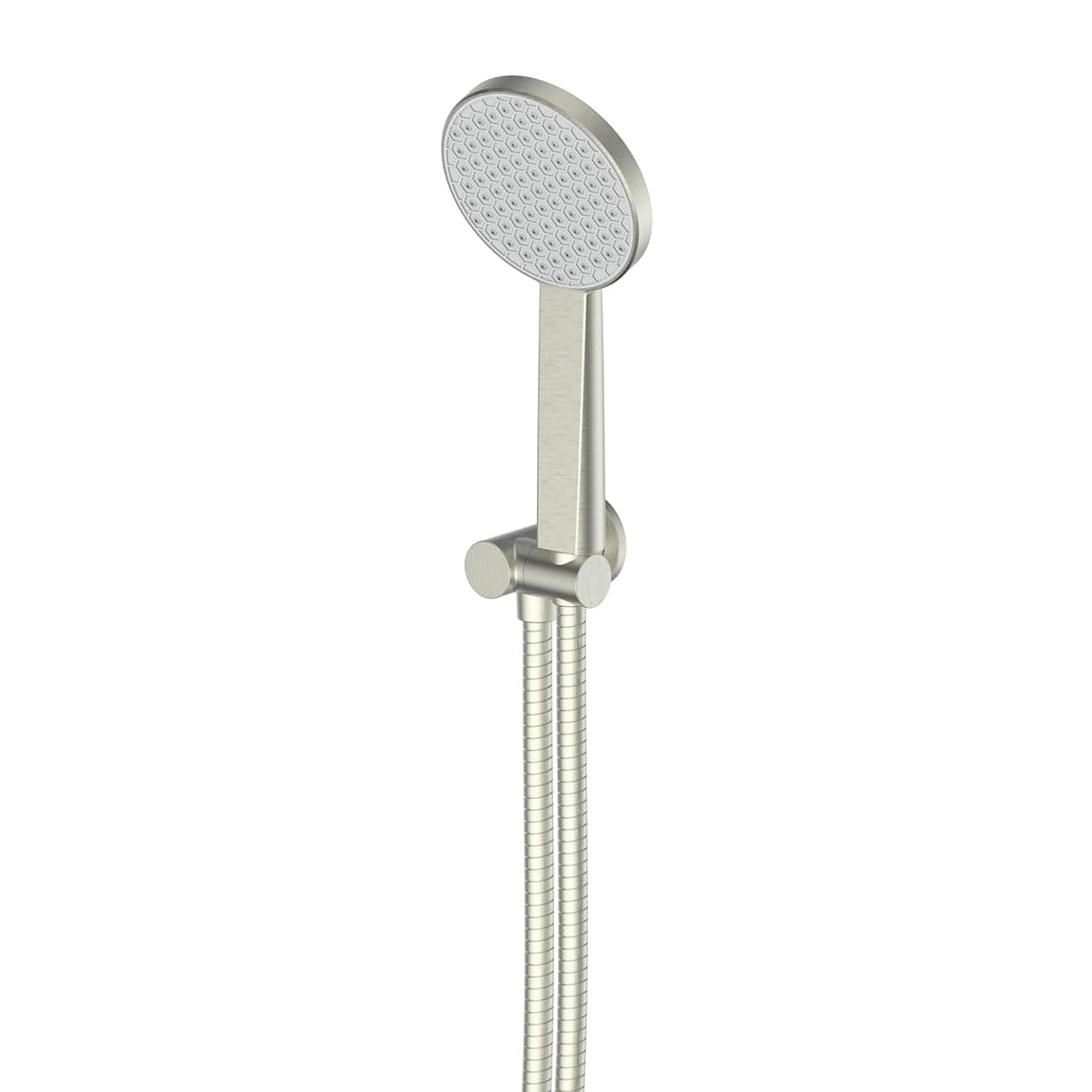 Greens shower Greens Glide RainBoost Hand Shower with Wall Outlet Bracket | Brushed Nickel