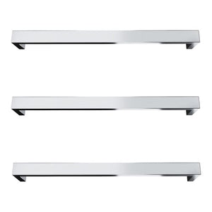 Newtech Heated Towel Bar Newtech Largo Square Heated Towel Rail 432mm | Chrome With LT051 (35-105 Watts) Transformer