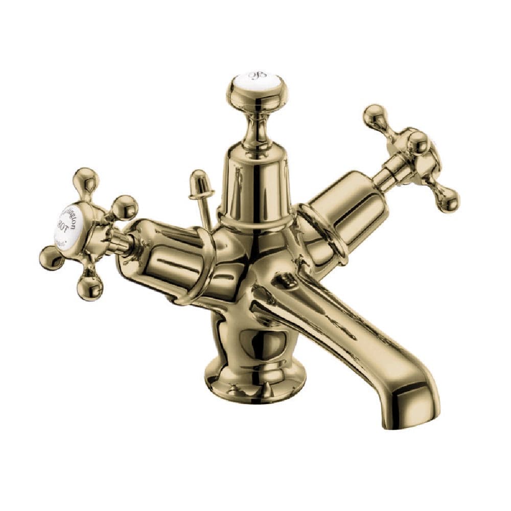Burlington Basin Tap Burlington Claremont Basin Mixer with Pop Up Waste | Gold