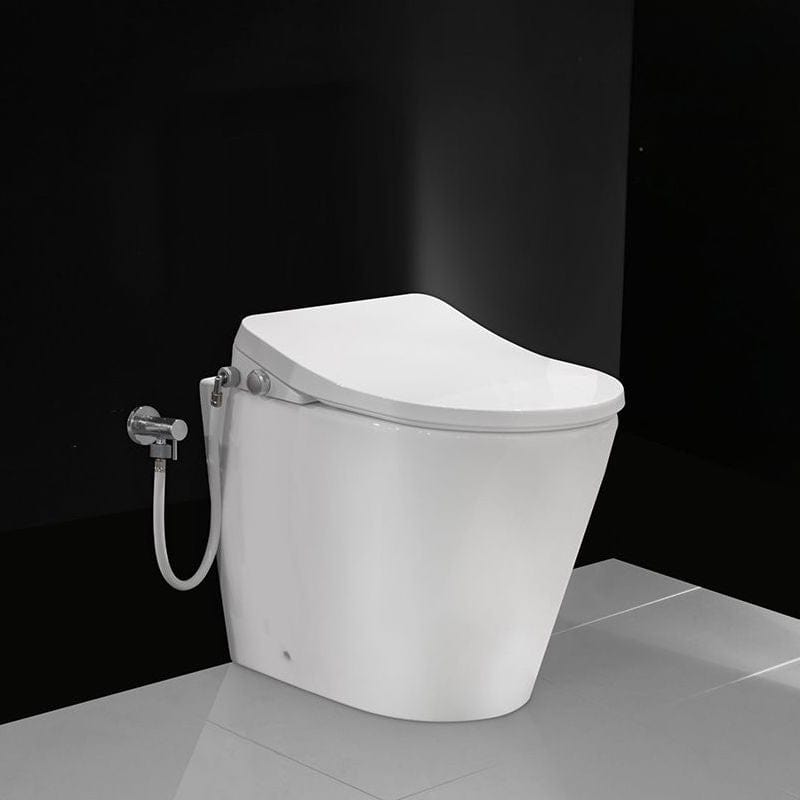 The Bathroom Shop Evo Floor Mount Toilet with Bidet Seat