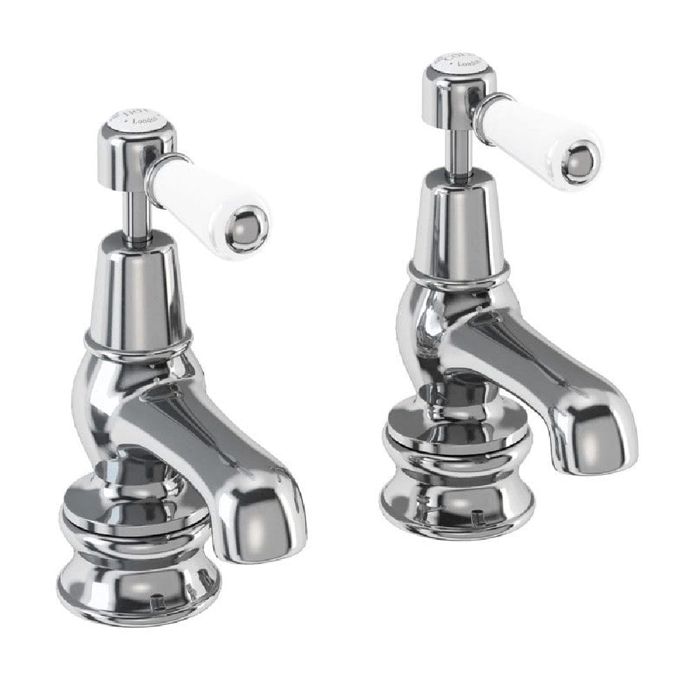 Burlington Basin Tap Burlington Kensington Regent 7.5cm Basin Taps | Chrome Black