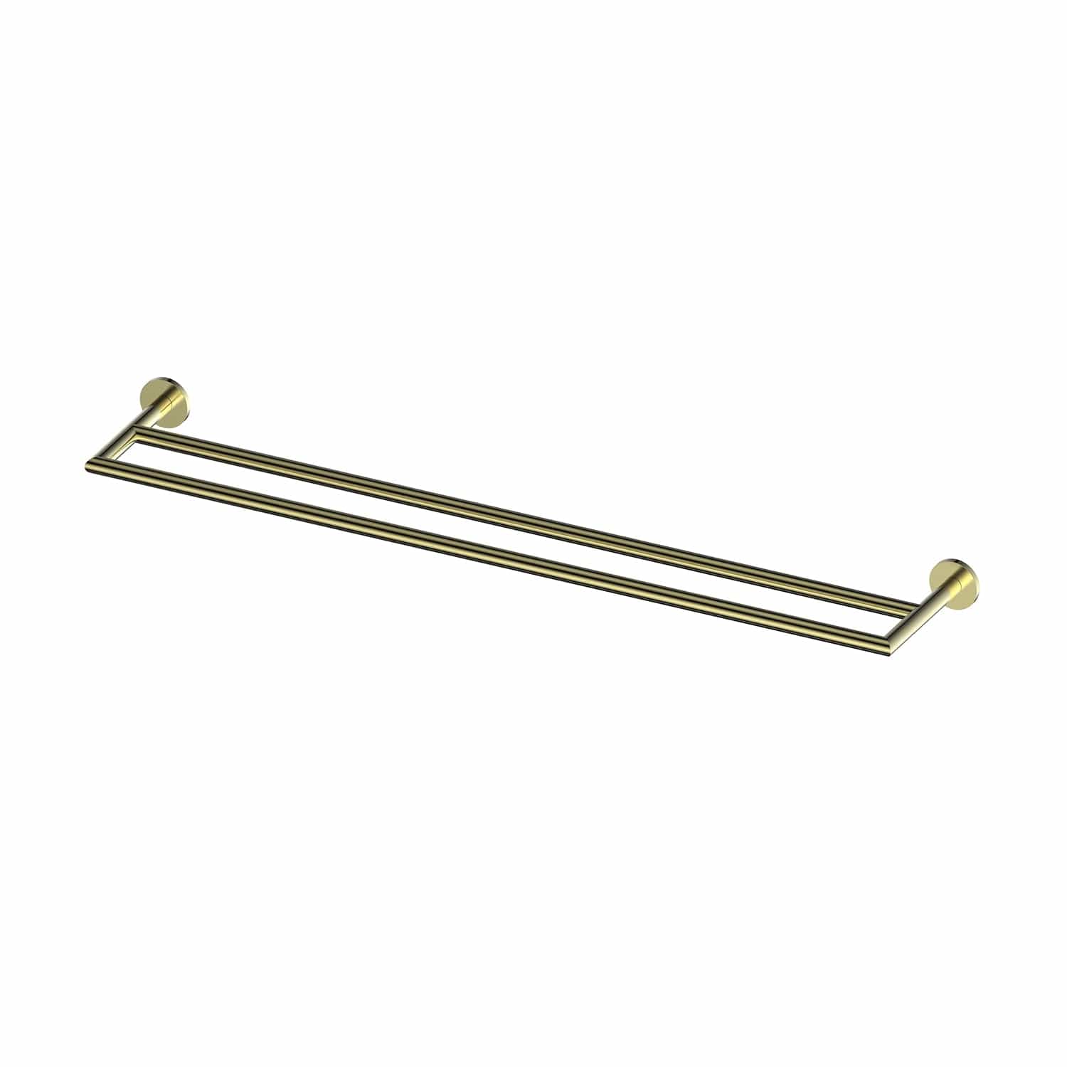 Greens Towel Rail Greens Astro II Double Towel Rail 650mm | Brushed Brass