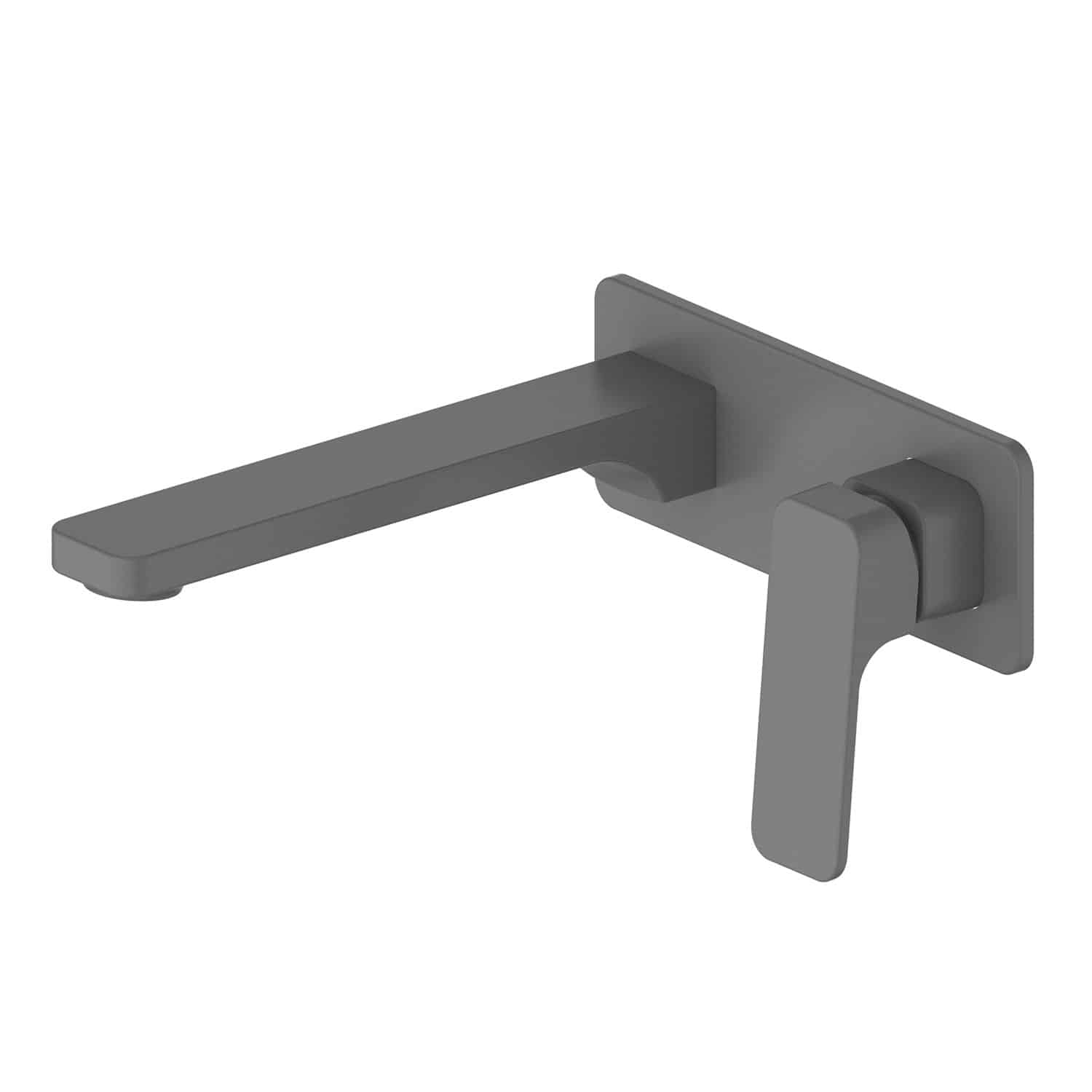 Greens Basin Tap Greens Swept Wall Basin Mixer with Faceplate | Gunmetal