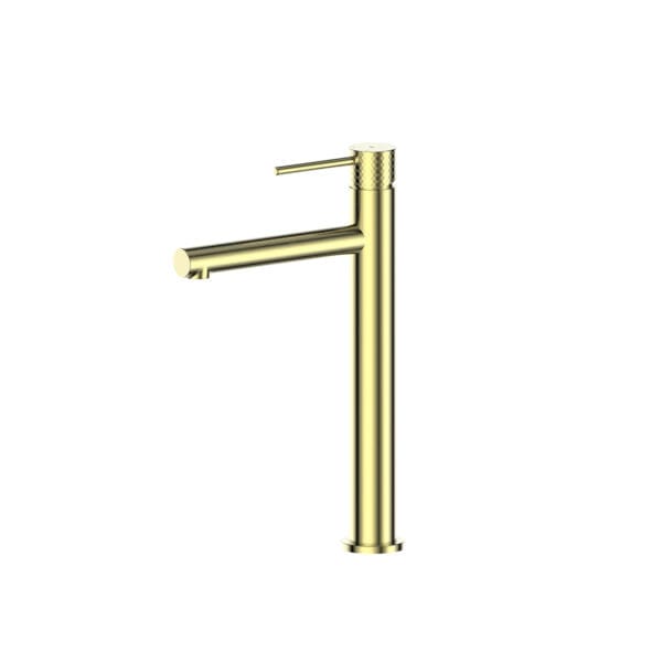 Greens Basin Tap Greens Mika Tower Basin Mixer | Brushed Brass