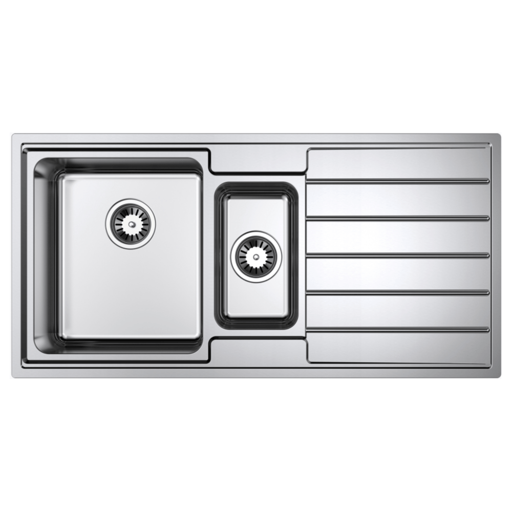 Burns & Ferrall Kitchen Sink Burns & Ferrall Classic Linea 340/170 Double Sink with Right Drainer