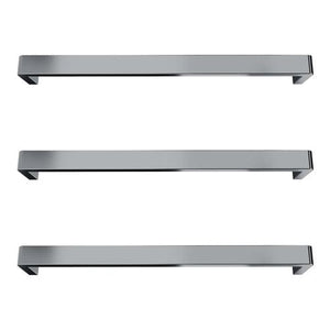 Newtech Heated Towel Bar Newtech Vera Rounded Heated Towel Rail 832mm | Brushed Nickel With LT050 (20-70 Watts) Transformer