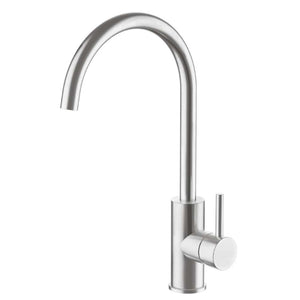 Progetto Kitchen Tap Swiss Kitchen Mixer | Brushed Stainless Steel