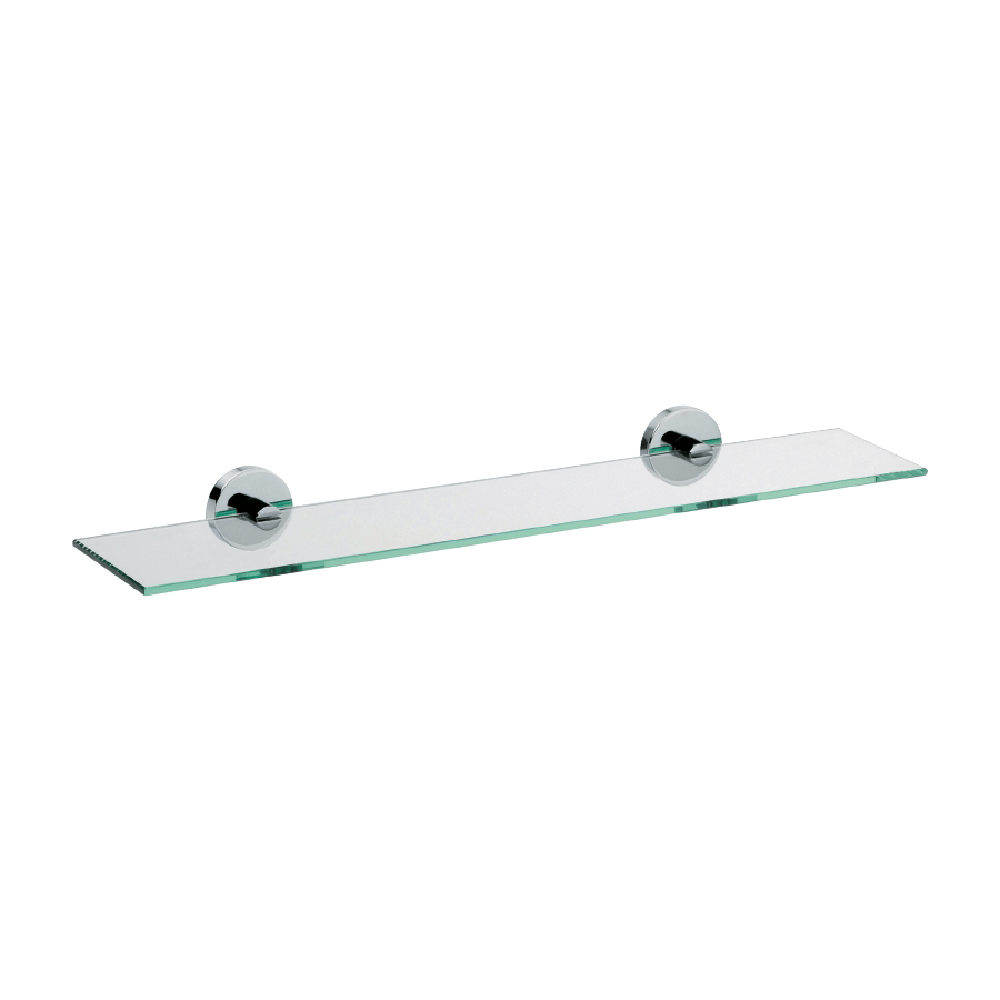 Progetto Bathroom Accessories Eco Style Glass Shelf | Chrome