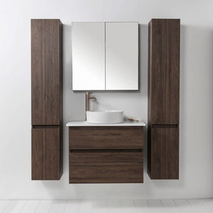 Bath & Co Vanity VCBC Soft Wall-Hung Tall Cabinet | 2 Doors & 4 Shelves Right Hinge