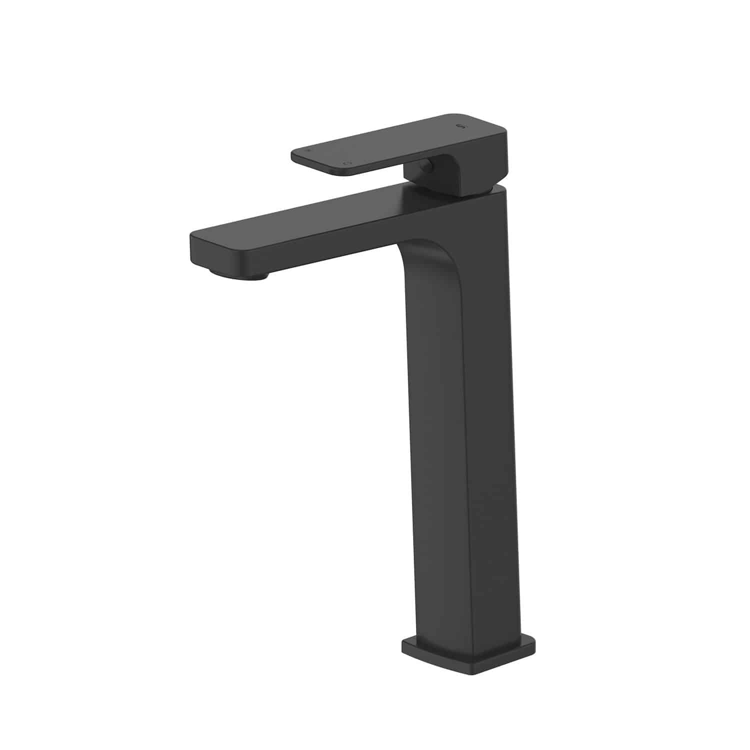 Greens Basin Tap Greens Swept Tower Basin Mixer | Matte Black