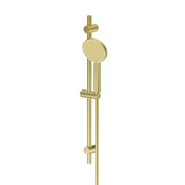 Greens shower Greens Glide RainBoost Adjustable Rail Shower | Brushed Brass