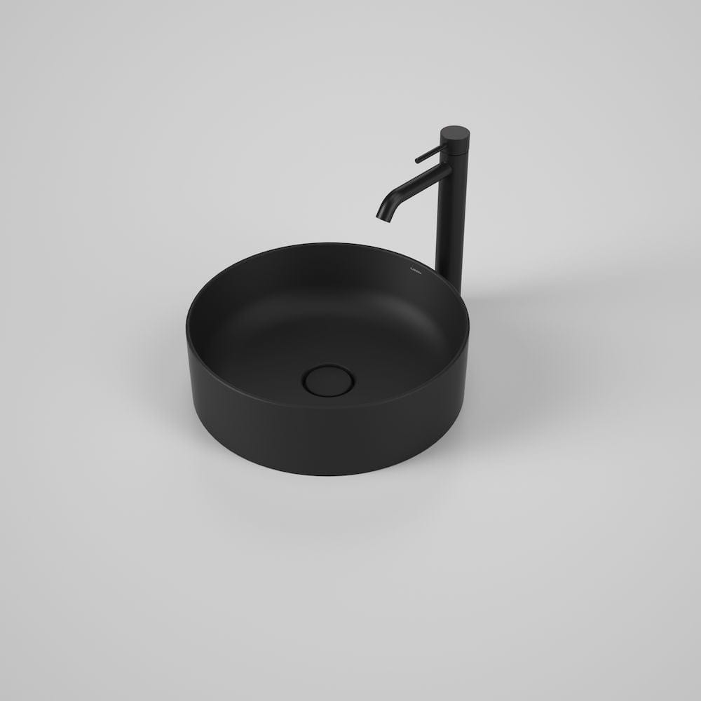 Caroma Basin Matte Black Caroma Liano II 400mm Round Above Counter Basin | Matte Black