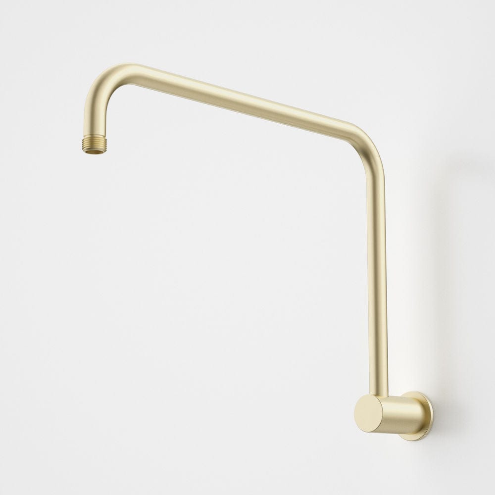 Caroma shower Caroma Urbane II Upswept Wall Shower Arm 460mm | Brushed Brass