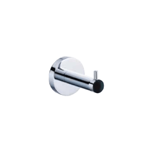 Progetto Robe Hook Eco Style Robe Hook With Door Stop Buffer | Chrome