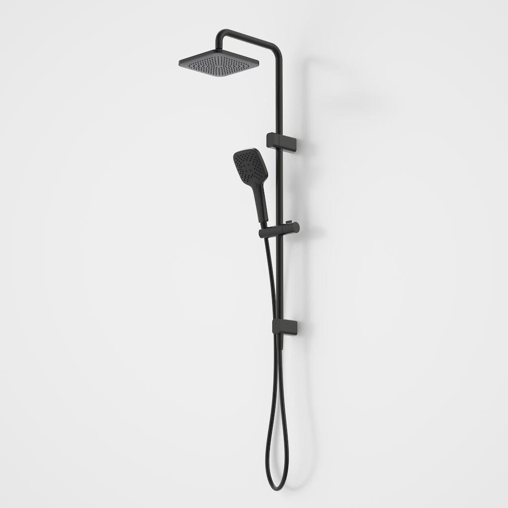 Caroma shower Caroma Luna Multi-Function Rail Shower with Overhead | Satin Black