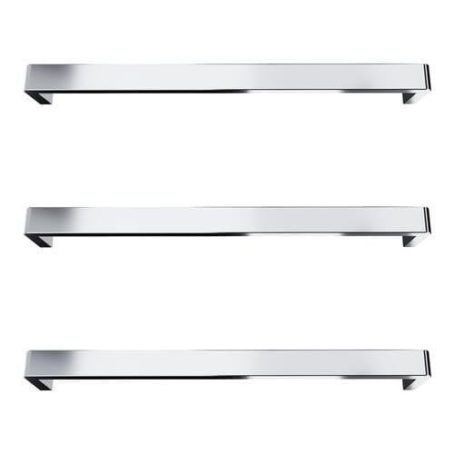 Newtech Heated Towel Bar Newtech Vera Rounded Heated Towel Rail 632mm | Chrome With LT051 (35-105 Watts) Transformer