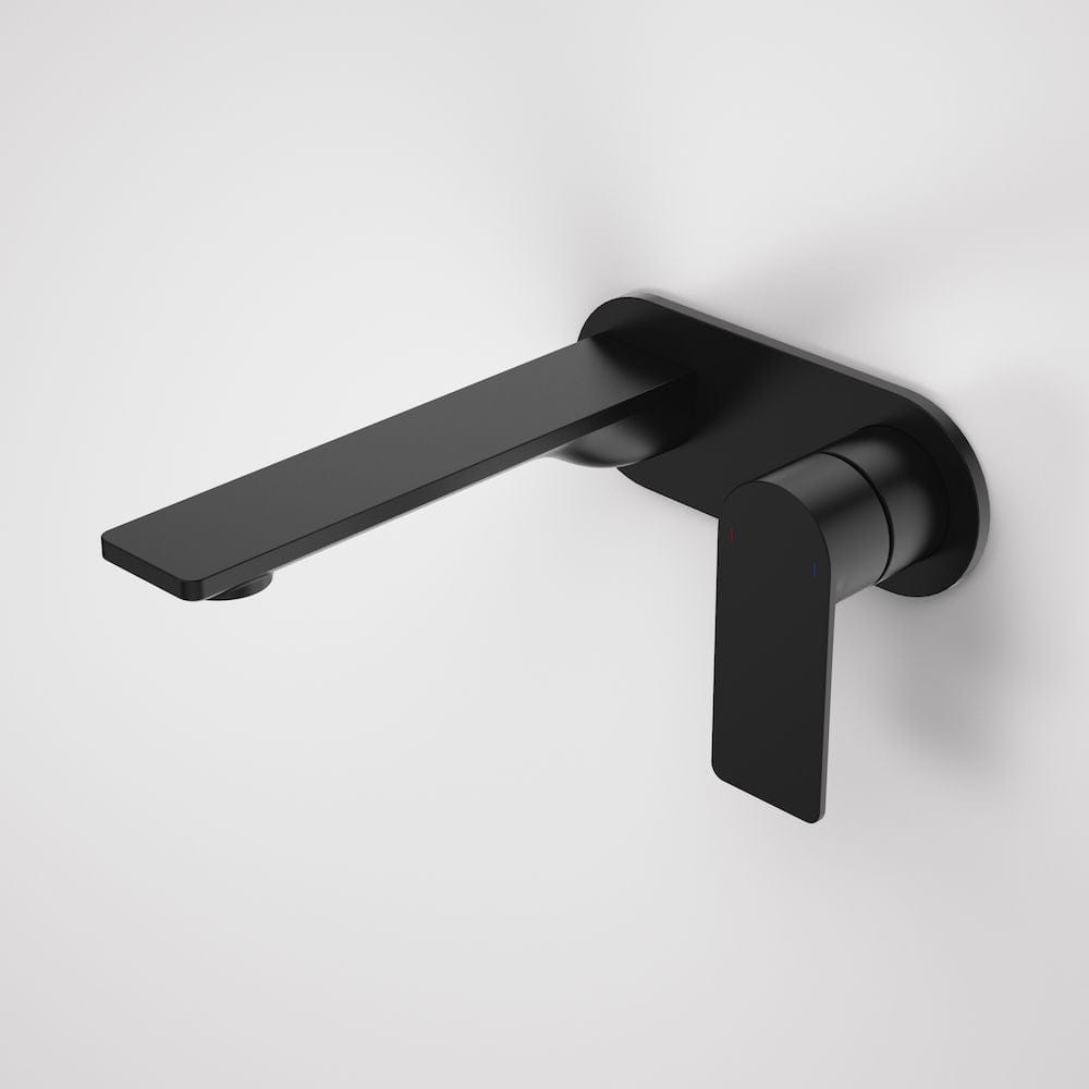 Caroma Basin Tap Caroma Urbane II Round Wall Basin/Bath Mixer 180mm | Matte Black