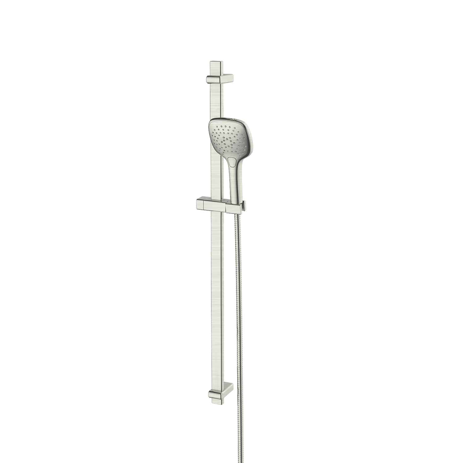 Greens shower Greens Swept AirFlo Adjustable Rail Shower | Brushed Nickel